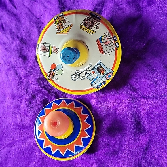 Ohio art vintage spinning top toy bundle - Picture 3 of 11